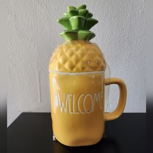 SALE! Rae Dunn "WELCOME" Pineapple Topper Mug